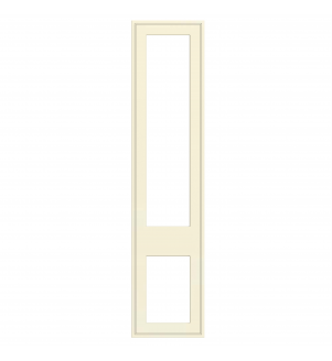 Dunkirk - Made to Measure - Open Frame Top and Bottom Doors Supermatt Alabaster
