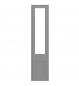 Dunkirk - Made to Measure - Open Frame Top Doors Supermatt Dust Grey