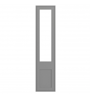 Dunkirk - Made to Measure - Open Frame Top Doors Supermatt Dust Grey