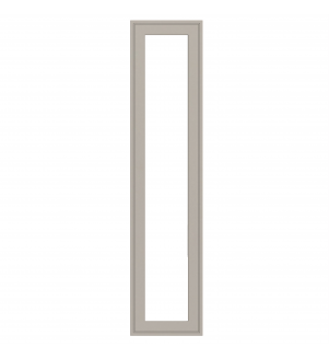 Dunkirk - Made to Measure - Open Frame Full Doors Supermatt Alabaster