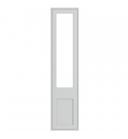Dunkirk - Made to Measure - Open Frame Top Doors Supermatt Dove Grey