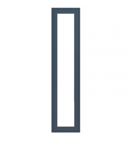 Dunkirk - Made to Measure - Open Frame Full Doors Supermatt Indigo Blue