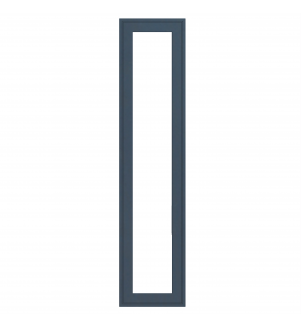 Dunkirk - Made to Measure - Open Frame Full Doors Supermatt Indigo Blue