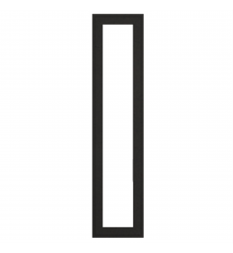 Dunkirk - Made to Measure - Open Frame Full Doors Supermatt Graphite