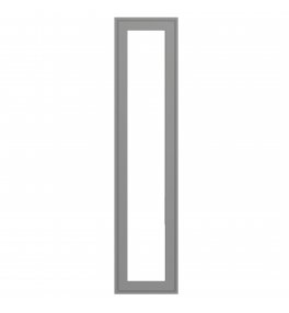 Dunkirk - Made to Measure - Open Frame Full Doors Supermatt Dust Grey