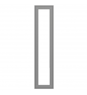 Dunkirk - Made to Measure - Open Frame Full Doors Supermatt Dust Grey