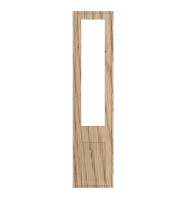 Dunkirk - Made to Measure - Open Frame Top Doors Halifax Natural Oak