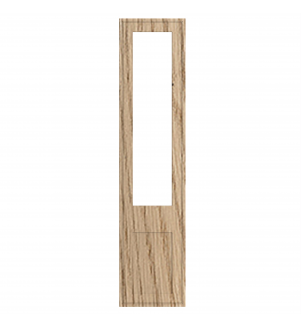 Dunkirk - Made to Measure - Open Frame Top Doors Halifax Natural Oak