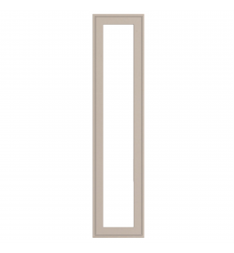 Dunkirk - Made to Measure - Open Frame Full Doors Supermatt Cashmere