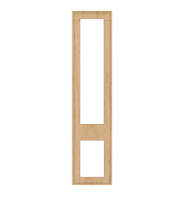 Dunkirk - Made to Measure - Open Frame Top and Bottom Doors Lissa Oak