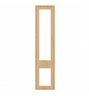 Dunkirk - Made to Measure - Open Frame Top and Bottom Doors Lissa Oak
