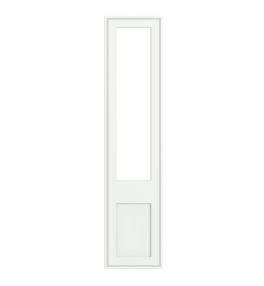 Dunkirk - Made to Measure - Open Frame Top Doors Satin White
