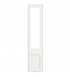 Dunkirk - Made to Measure - Open Frame Top Doors Satin White