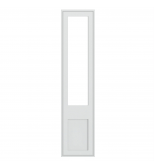 Dunkirk - Made to Measure - Open Frame Top Doors Porcelain White