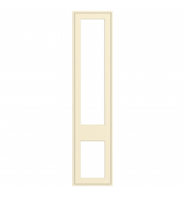 Dunkirk - Made to Measure - Open Frame Top and Bottom Doors Ivory