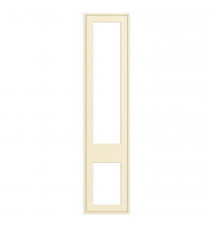 Dunkirk - Made to Measure - Open Frame Top and Bottom Doors Ivory