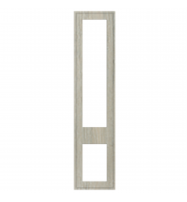 Dunkirk - Made to Measure - Open Frame Top and Bottom Doors Urban Oak