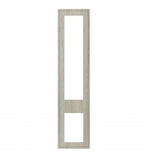 Dunkirk - Made to Measure - Open Frame Top and Bottom Doors Urban Oak