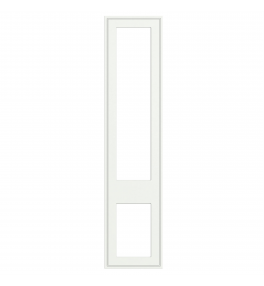 Dunkirk - Made to Measure - Open Frame Top and Bottom Doors Satin White