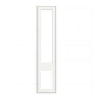 Dunkirk - Made to Measure - Open Frame Top and Bottom Doors Satin White