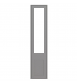 Dunkirk - Made to Measure - Open Frame Top Doors Matt Sage Green