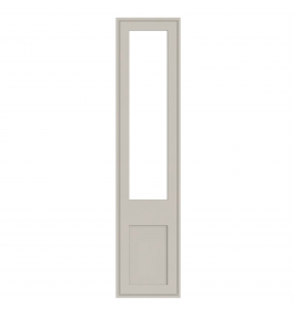 Dunkirk - Made to Measure - Open Frame Top Doors Supermatt Pistachio Green