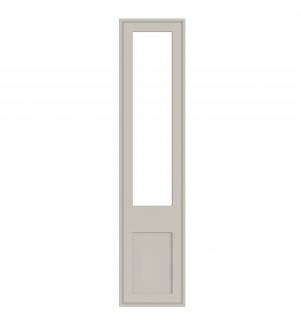 Dunkirk - Made to Measure - Open Frame Top Doors Supermatt Pistachio Green