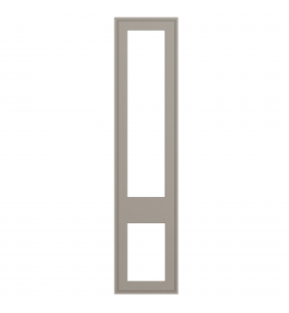 Dunkirk - Made to Measure - Open Frame Top and Bottom Doors Matt Stone Grey