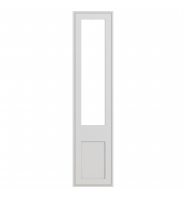 Dunkirk - Made to Measure - Open Frame Top Doors Paint Flow Matt Fir Green