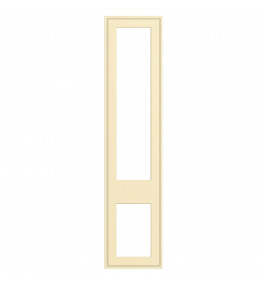 Dunkirk - Made to Measure - Open Frame Top and Bottom Doors Supermatt White