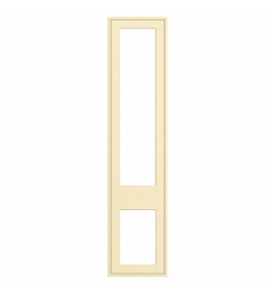 Dunkirk - Made to Measure - Open Frame Top and Bottom Doors Supermatt White