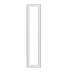 Dunkirk - Made to Measure - Open Frame Full Doors Porcelain White