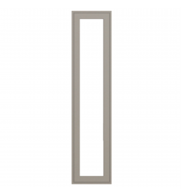 Dunkirk - Made to Measure - Open Frame Full Doors Matt Stone Grey