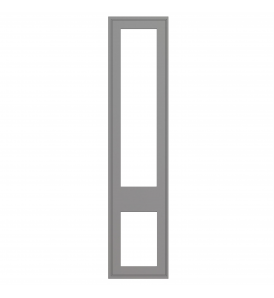 Dunkirk - Made to Measure - Open Frame Top and Bottom Doors Matt Sage Green