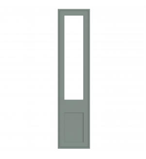 Dunkirk - Made to Measure - Open Frame Top Doors Paint Flow Matt White