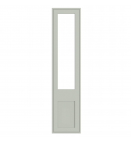 Dunkirk - Made to Measure - Open Frame Top Doors Supermatt Fir Green