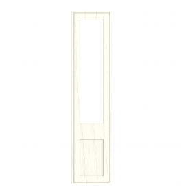 Dunkirk - Made to Measure - Open Frame Top Doors Paint Flow Matt Sage Green