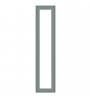Dunkirk - Made to Measure - Open Frame Full Doors Paint Flow Matt White
