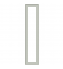 Dunkirk - Made to Measure - Open Frame Full Doors Supermatt Fir Green
