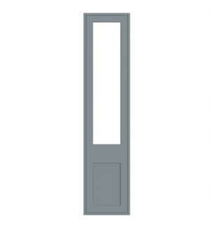 Dunkirk - Made to Measure - Open Frame Top Doors Supermatt Rusty Red