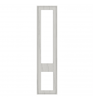 Dunkirk - Made to Measure - Open Frame Top and Bottom Doors Paint Flow Cashmere