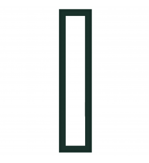 Dunkirk - Made to Measure - Open Frame Full Doors ANTIQUE WHITE