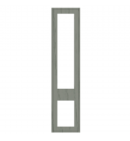 Dunkirk - Made to Measure - Open Frame Top and Bottom Doors Carat Beige