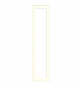 Dunkirk - Made to Measure - Open Frame Full Doors White Grey