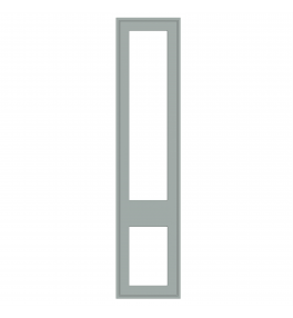 Dunkirk - Made to Measure - Open Frame Top and Bottom Doors Misty Blue