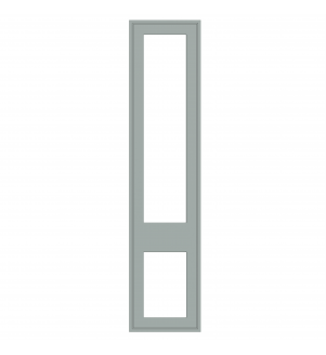 Dunkirk - Made to Measure - Open Frame Top and Bottom Doors Misty Blue