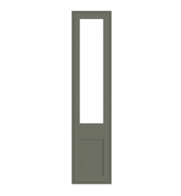 Dunkirk - Made to Measure - Open Frame Top Doors Grey Vicenza Oak