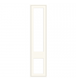 Dunkirk - Made to Measure - Open Frame Top and Bottom Doors Cremona Oak Cannollo