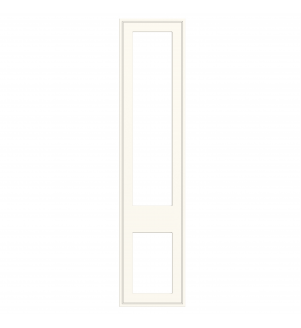Dunkirk - Made to Measure - Open Frame Top and Bottom Doors Cremona Oak Cannollo