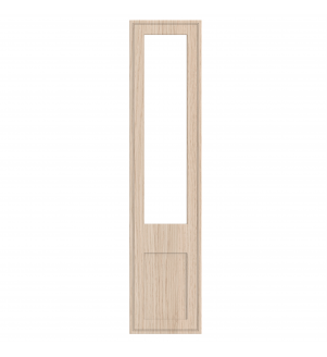 Dunkirk - Made to Measure - Open Frame Top Doors Matt Pebble